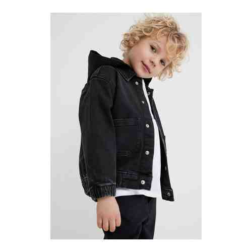 Джинсовая куртка с капюшоном Comfort Stretch арт. 1026654002