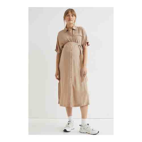 МАМА Платье-рубашка с поясом арт. 1053949001